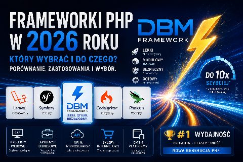 Frameworki PHP - porównanie, zastosowania i wybór