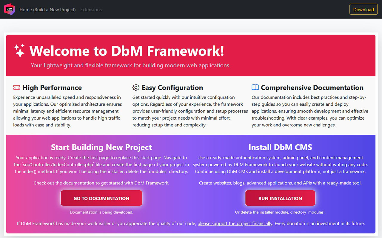 DbM Framework